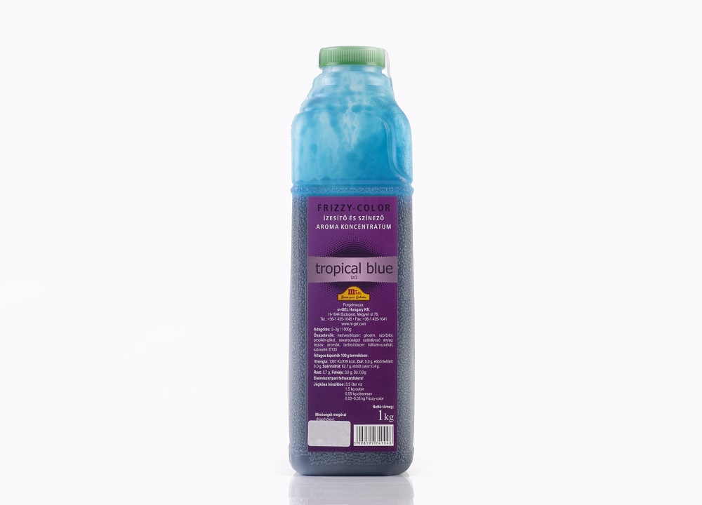 Frizzy-Color Tropical blue ízesítő és színező koncentrátum 1 kg