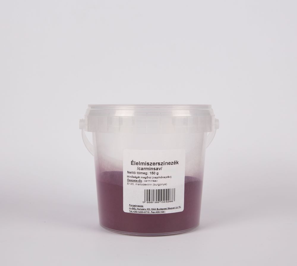 Kárminvörös természetes színezék (alumínium mentes) 0,15 kg