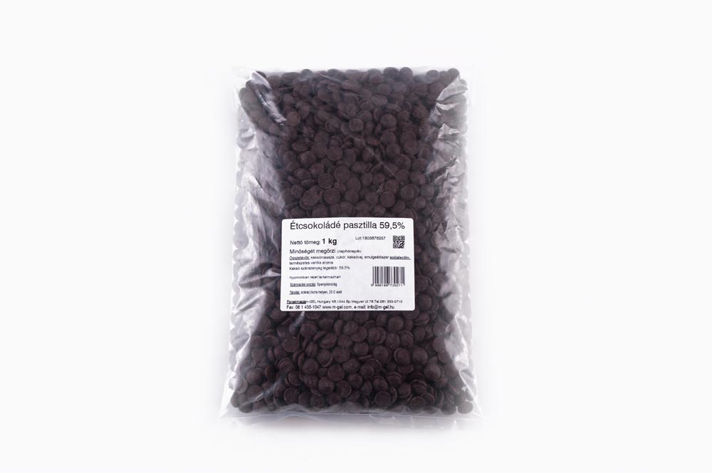 ÉTCSOKOLÁDÉ PASZTILLA 59,5%