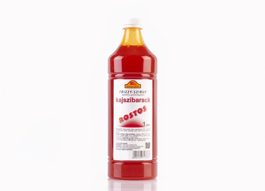 Frizzy kajszibarack rostos szirup 1 l