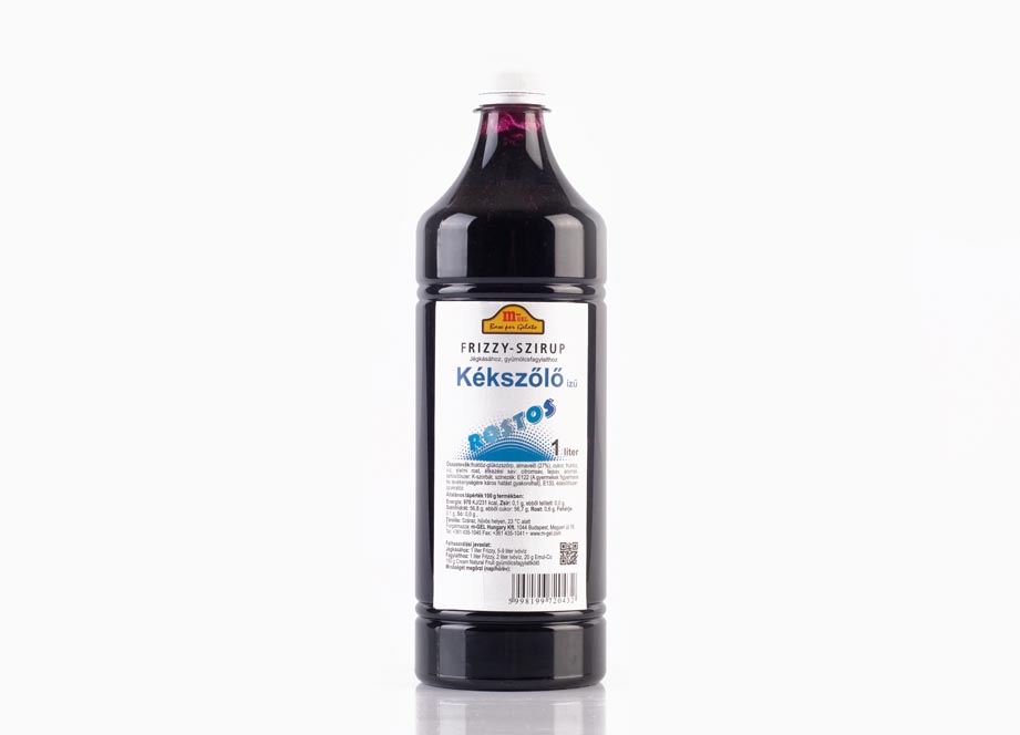 Frizzy Kékszőlő rostos szirup 1 l