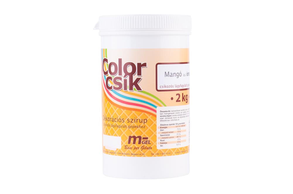 Mangó ízű color csík Rainbow 2 kg