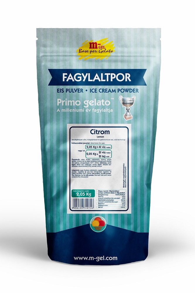 Citrom fagylaltpor 2,05 kg