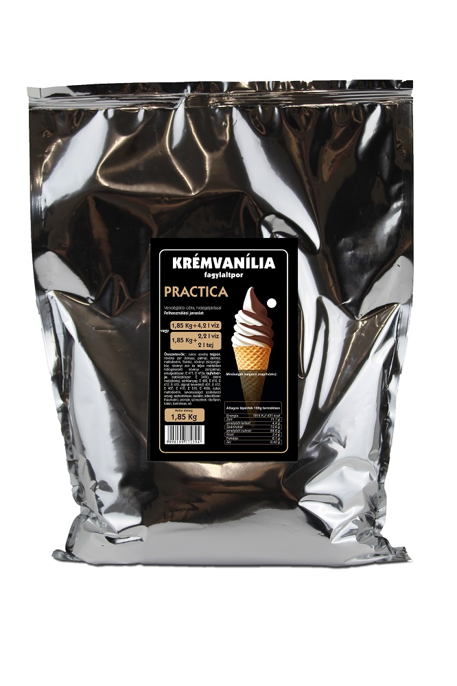 Praktica krémvanília fagylaltpor 1,85 kg