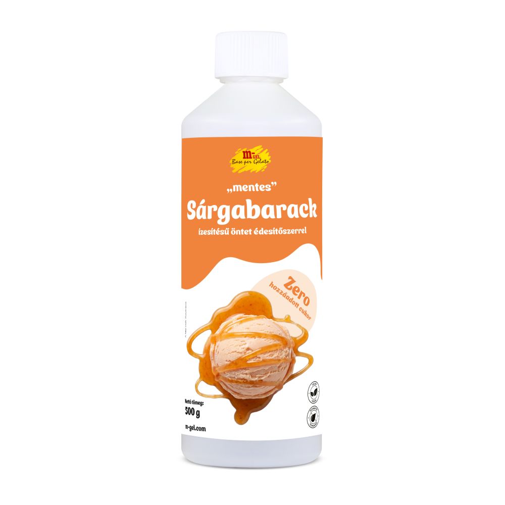 „Mentes” sárgabarack öntet zéró hozzáadott cukorral 500 g