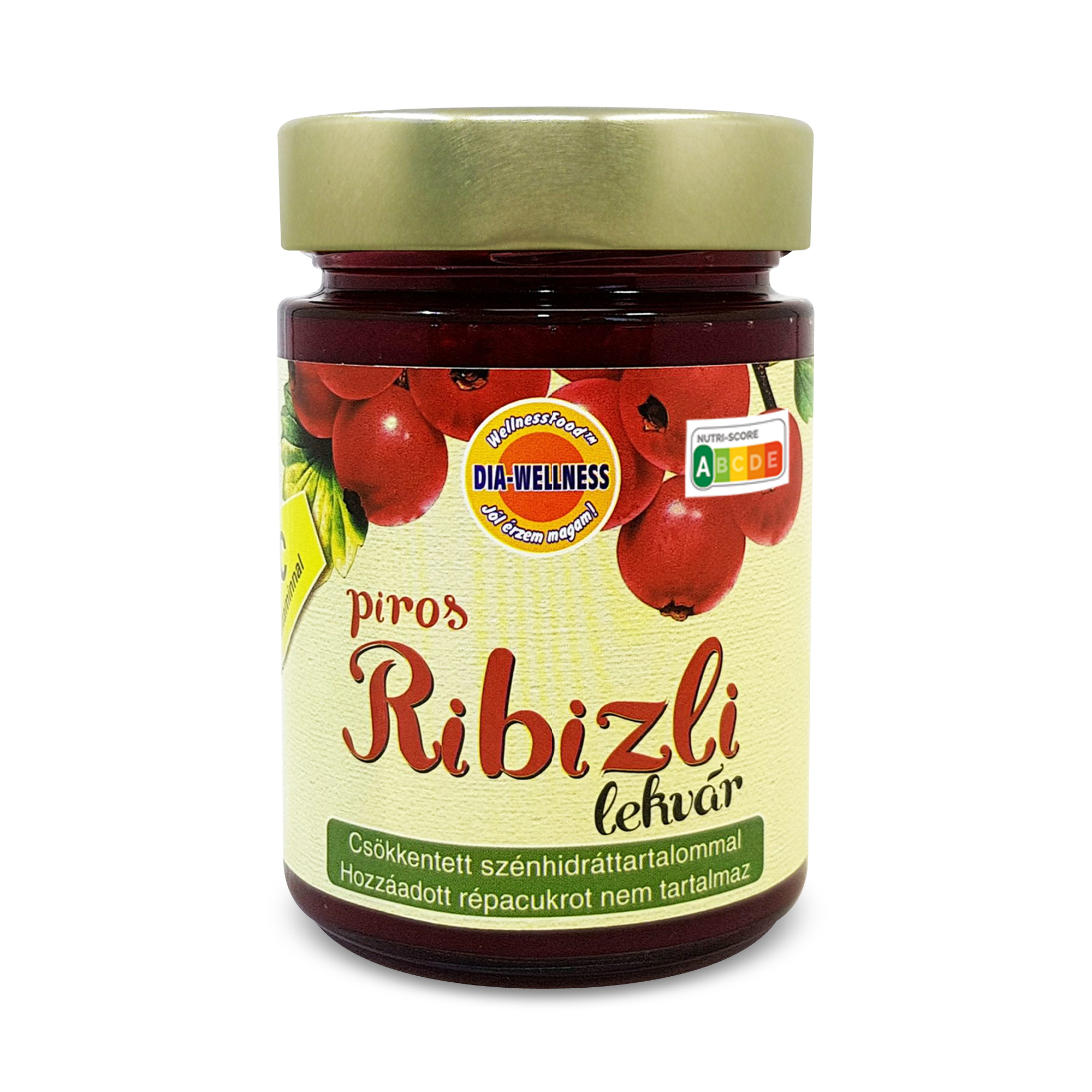 Dia-Wellness Pirosribizli Lekvár