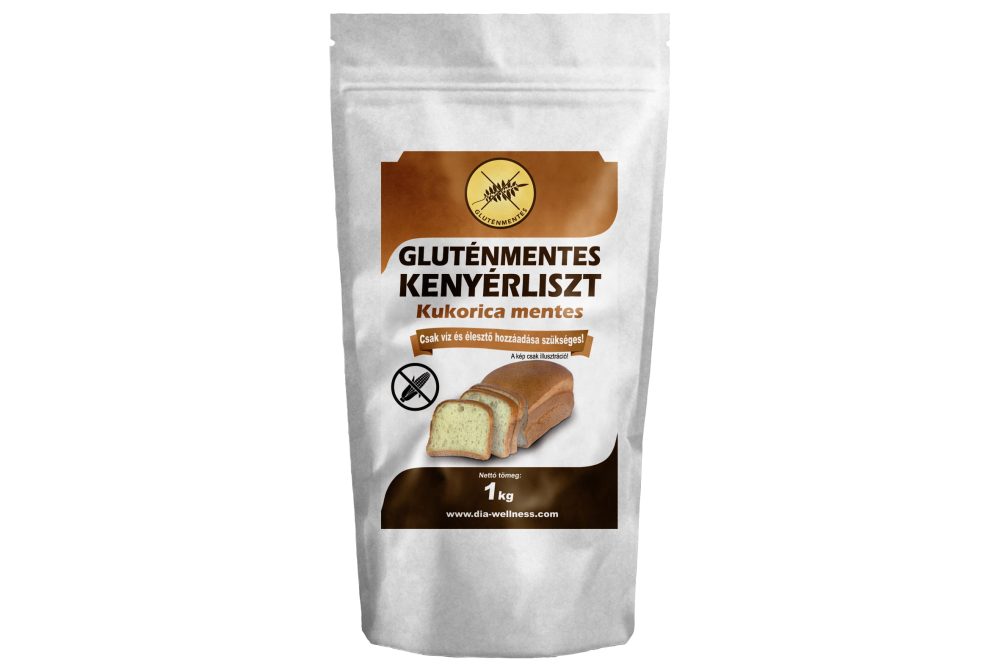 Gluténmentes kenyérliszt (tojás, szójamentes, tejmentes,kukoricamentes liszt)