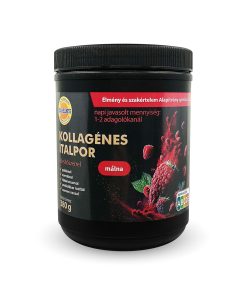 Málnás kollagénes italpor édesítőszerrel