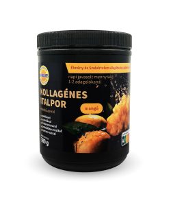 Mangós kollagénes italpor édesítőszerrel
