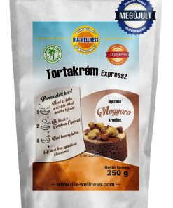 Maltit mentes Dia-Wellness Tortakrém Express mogyorós