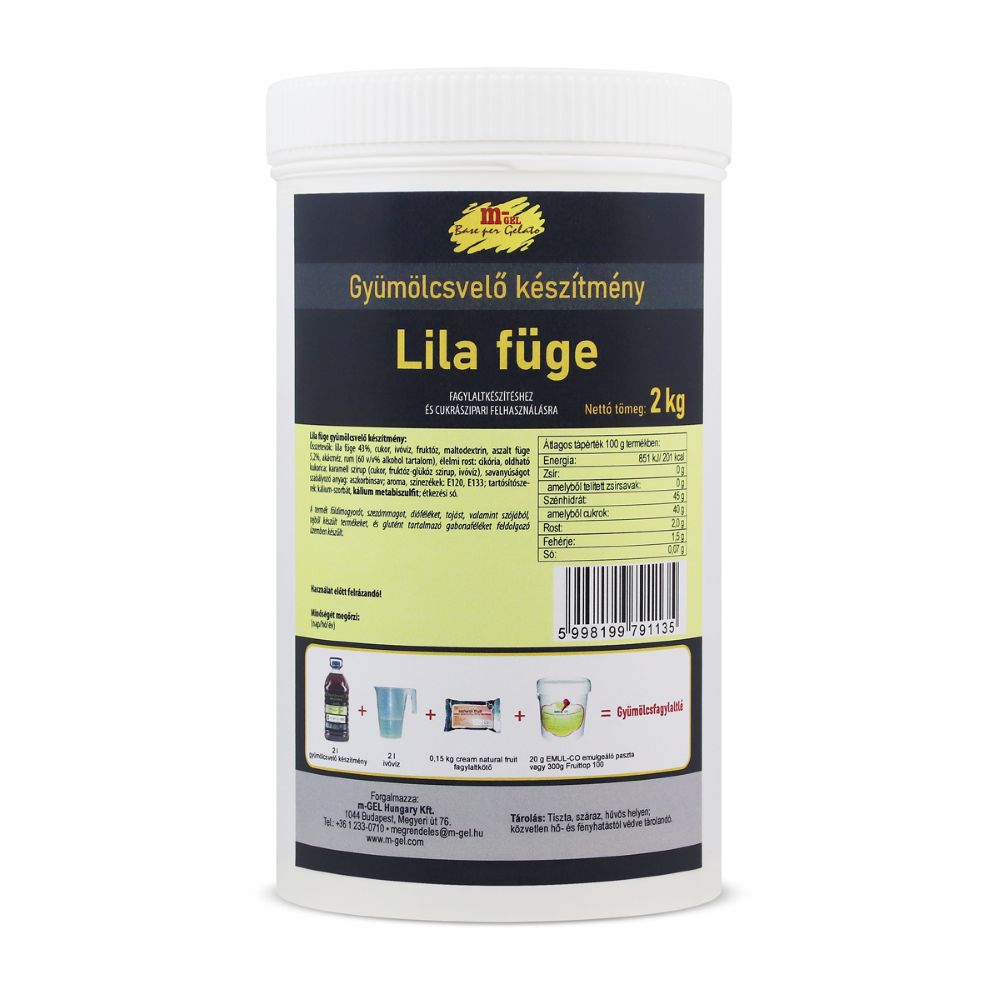 Lilafüge gyümölcsvelő készítmény 2 kg